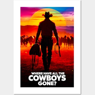 Where Have All the Cowboys Gone? - Design 2 Posters and Art